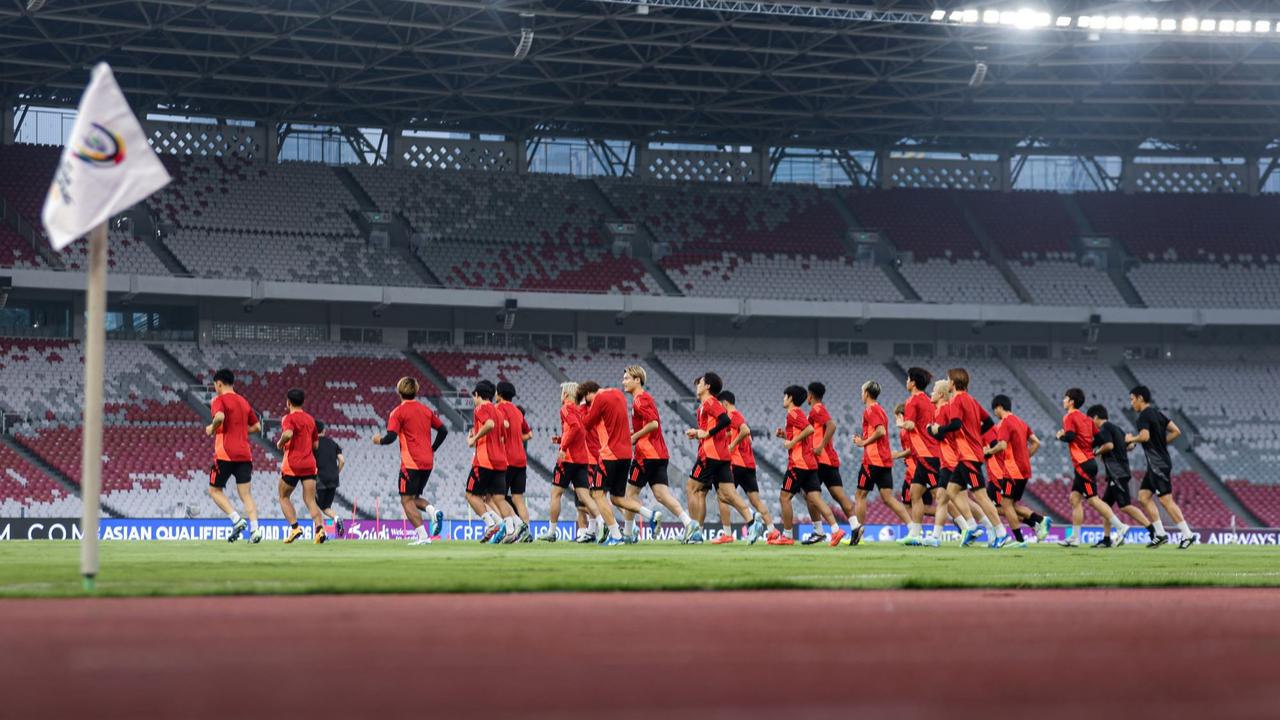 Timnas Jepang jajal rumput Stadion GBK