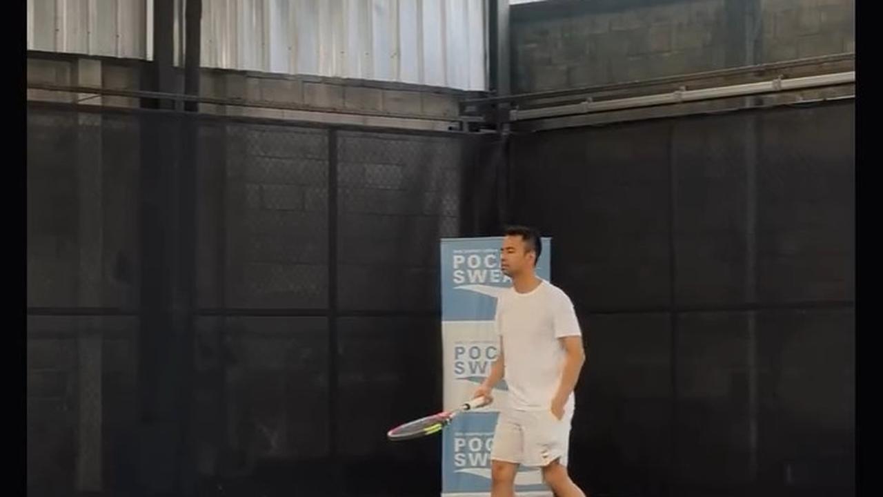 Potret Raffi Ahmad dan Nagita Slavina Latihan Tennis Bareng, Siap Buat Turnamen di Lagi-Lagi Tenis Internasional
