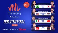 Mulai 13-14 Juli, Saksikan Live Streaming Quarterfinal Women’s VNL 2022 di Vidio
