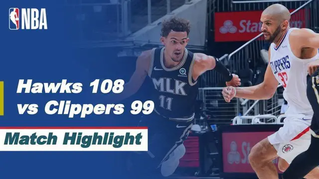 VIDEO: Highlights NBA, LA Clippers Menelan Kekalahan dari Atlanta Hawks 99-108