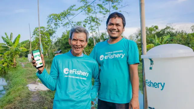 Start-up agritech Indonesia, eFishery meraih pendanaan seri C senilai USD 90 juta setara Rp 1,3 triliun.