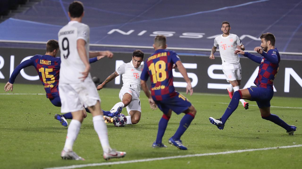 FOTO: Bayern Munchen Bantai Barcelona 8-2