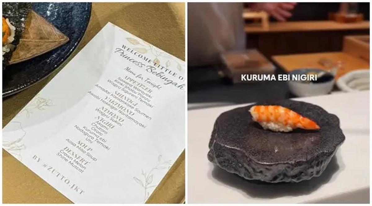 6 Potret Menu Omakase Erina Gudono, Ada yang Harganya Capai Rp 3 Juta