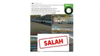 Cek Fakta Formula E Jakarta sepi penonton.