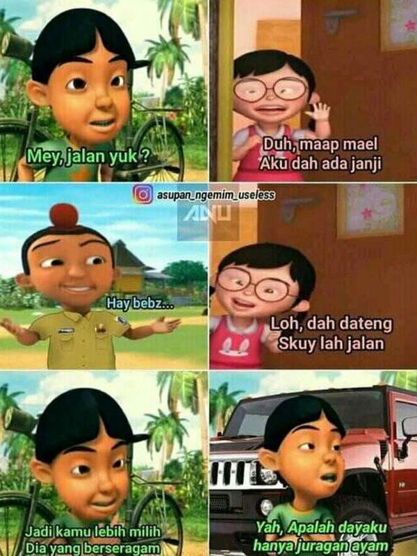 Meme kisah cinta Mail dan Mei Mei (Sumber: Facebook/Mael Bin Ismael)