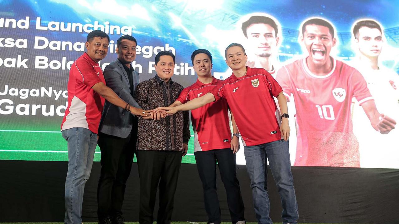 FOTO: Peluncuran Reksadana Sepak Bola Merah Putih untuk Meningkatkan Kualitas Persepakbolaan Indonesia.