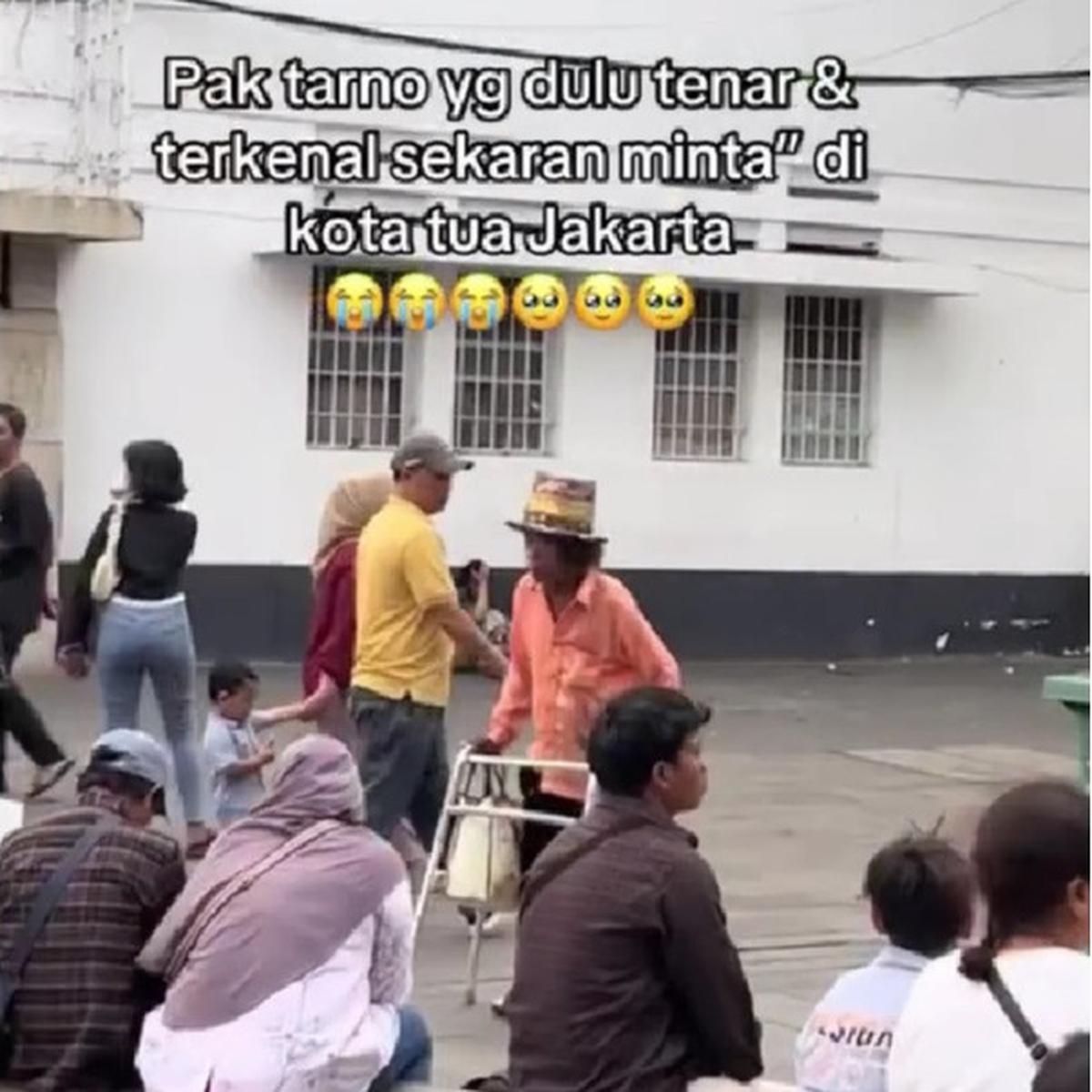 Viral! Sosok Diduga Pak Tarno Ngemis di Kota Tua, Ini Klarifikasi dan Penjelasannya