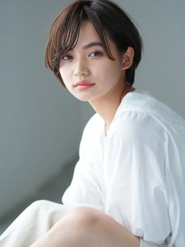 Rambut Pendek Ala Wanita Cina