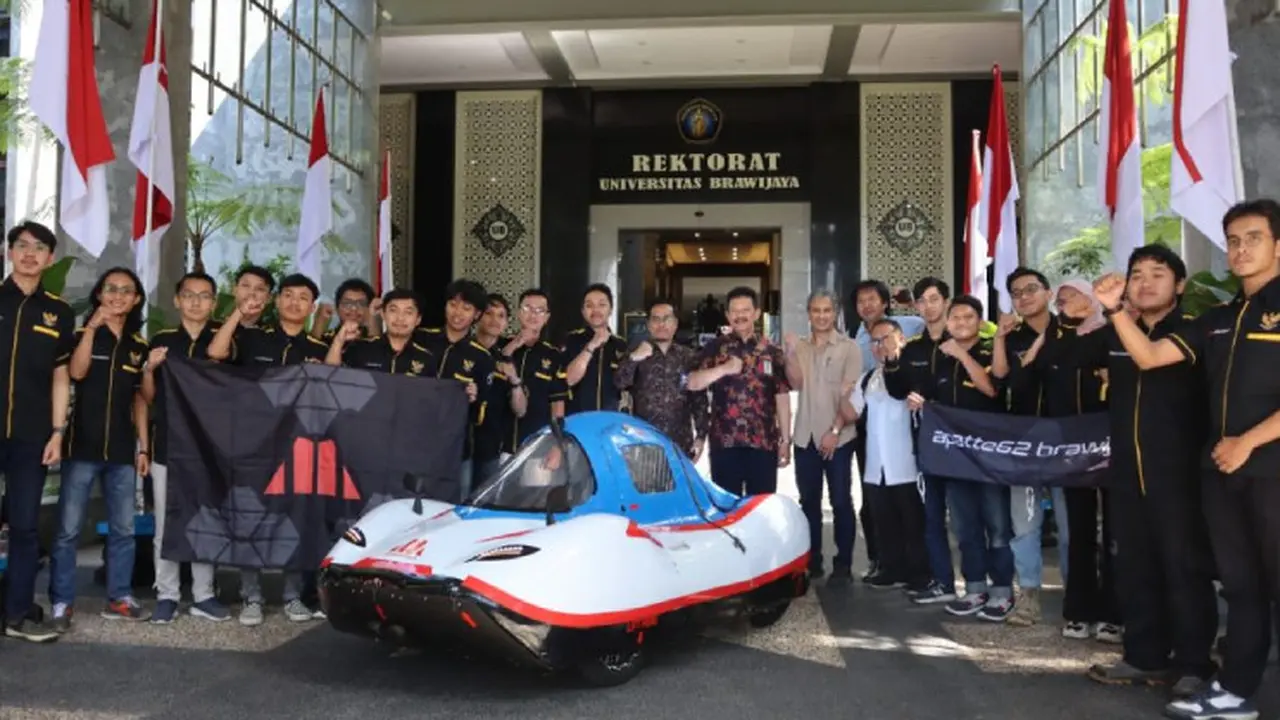 Mobil listrik Universitas Brawijaya bakal lakoni kompetisi Shell Eco-Marathon 2023 (Tugu Jatim)