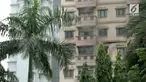Kebakaran terjadi di Apartemen Puri Garden, Kembangan, Jakarta Barat, pada Jumat (28/12/2017) pagi.
