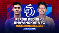 Jadwal acara BRI Liga 1 2021/2022 : Bhayangkara FC Vs Persik Kediri