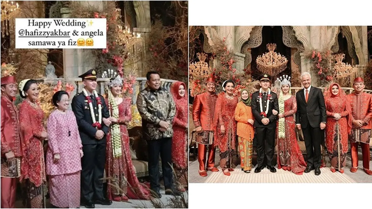 6 Potret Tamu di Resepsi Nikah Putri Andika Perkasa, Megawati hingga Ganjar Pranowo