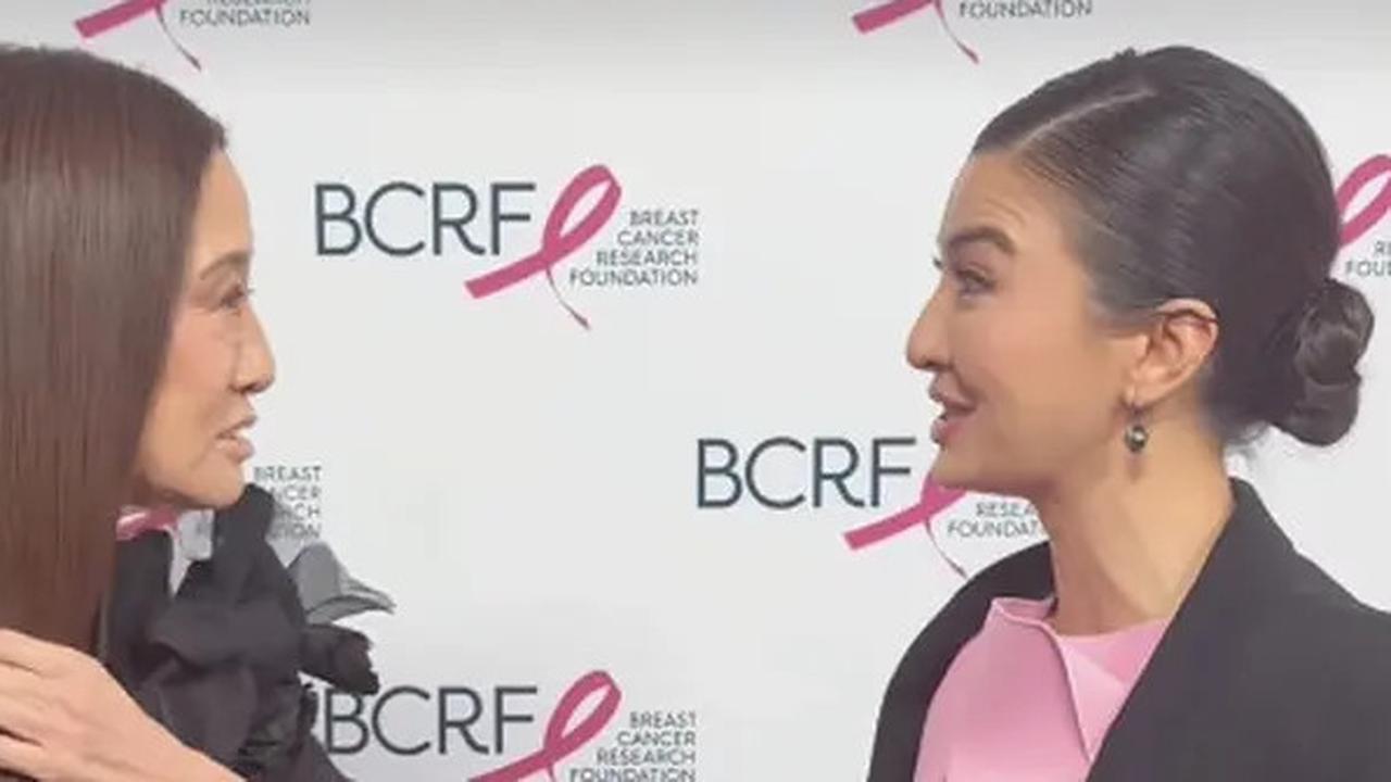 Potret Keakraban Raline Shah dengan Desainer Ternama Vera Wang di Acara Amal Kanker Payudara Amerika Serikat