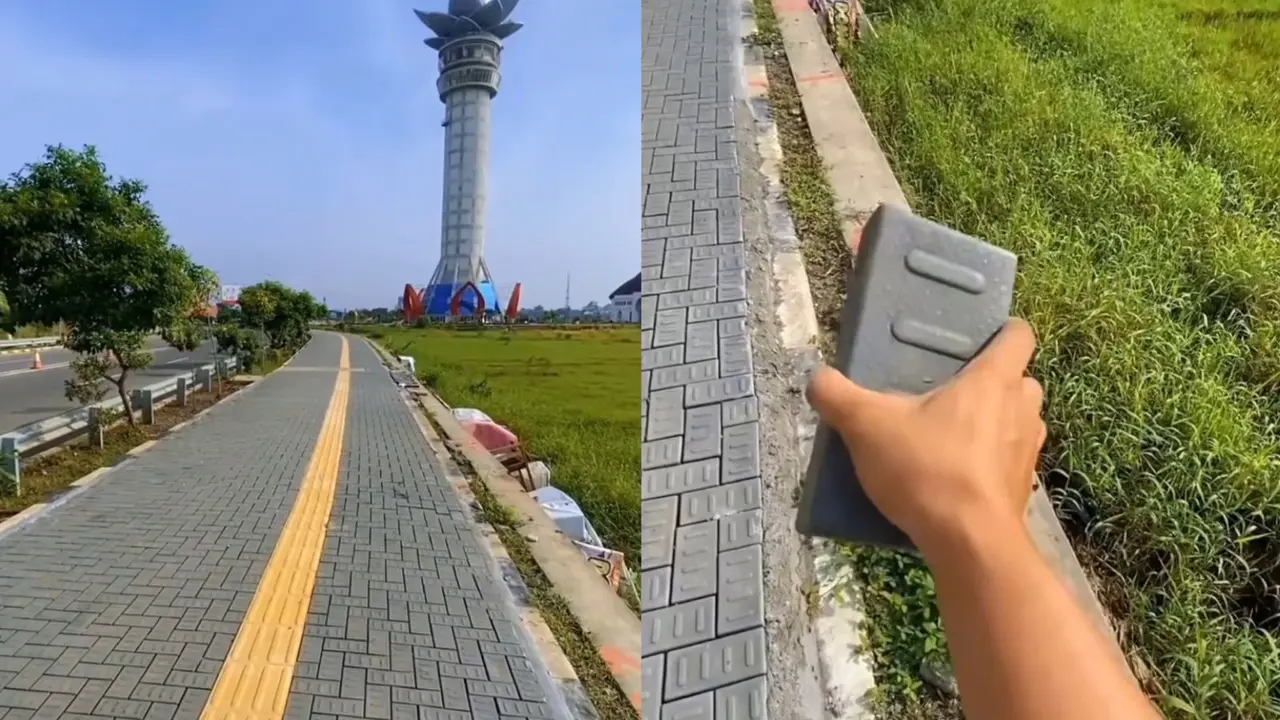 Banyumas Ubah Sampah Jadi Paving Block yang Nyaman untuk Track Lari
