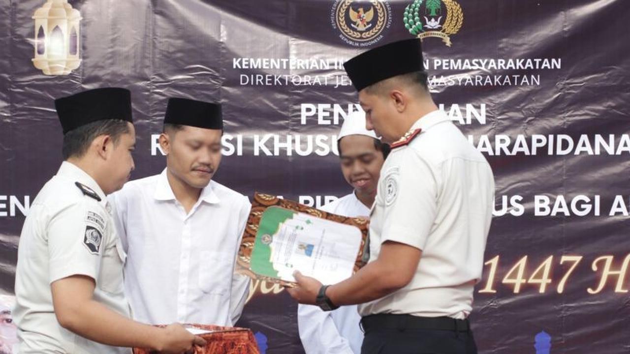 475 Warga Binaan Lapas Kediri Dapat Remisi Idul Fitri 2026, Empat Langsung Bebas