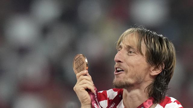 Momen Luka Modric Ajak Anak-Anaknya Rayakan Kroasia Raih Peringkat Ketiga Piala Dunia 2022