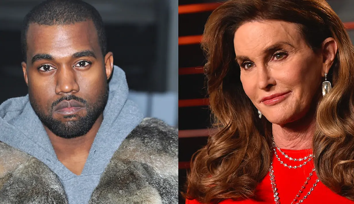 Kanye West mengunggah sebuah screenshot di Twitter yang menunjukkan hubungannya dengan Caitlyn Jenner. (Getty Images - Cosmopolitan)