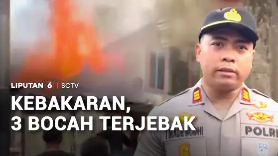 Warga Bahu-Membahu Selamatkan Tiga Anak Terjebak Kebakaran Rumah