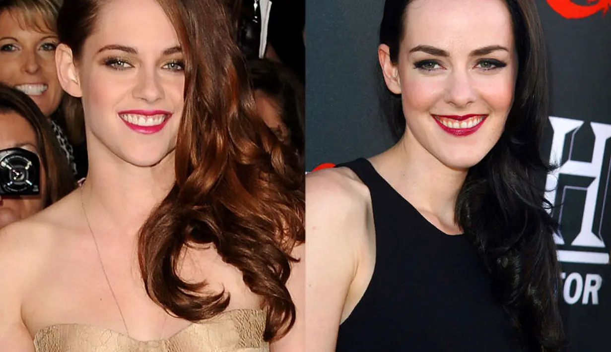 Kristen Stewart dan Jena Malone. Keduanya miliki kulit yang smooth banget ya! Senyumnya juga mirip banget! (Jason Merritt/Getty Images; Tommaso Boddi/Getty Images/E! News)