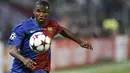 Striker Barcelona, Samuel Eto'o mengontrol bola dalam pertandingan final Liga Champions League menghadapi Manchester United pada 27 Mei 2009 di Stadion Olimpico, Roma. AFP PHOTO/FILIPPO MONTEF0RTE