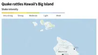 Gempa bumi Hawaii. (AP)