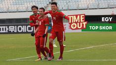 Egy Maulana Vikri memuncaki daftar top scorer Kualifikasi Piala Asia U-19 setelah mencetak hattrick pada laga melawan Timor Leste.