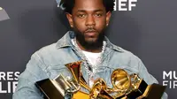 Kendrick Lamar dalam Grammy Awards 2025. Monica Schipper / GETTY IMAGES NORTH AMERICA / Getty Images via AFP