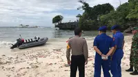 Polres Kabupaten Selayar, Sulawesi Selatan, resmi menyelidiki kasus KM Lestari Maju yang kandas pada Selasa, 3 Juli 2018. (Foto: Dok. Polres Kabupaten Selayar untuk Eka Hakim/Liputan6.com)