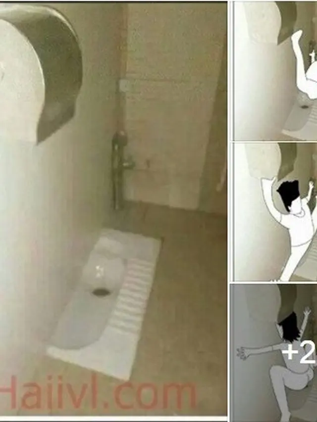 6 Penampakan Toilet Ukuran Sempit Ini Bikin Dada Sesak