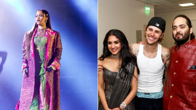 6 Deretan Gaya Penyanyi Top Dunia Tampil di Pesta Prewedding Anak Crazy Rich India Anant Ambani, dari Rihanna hingga Justin Bieber