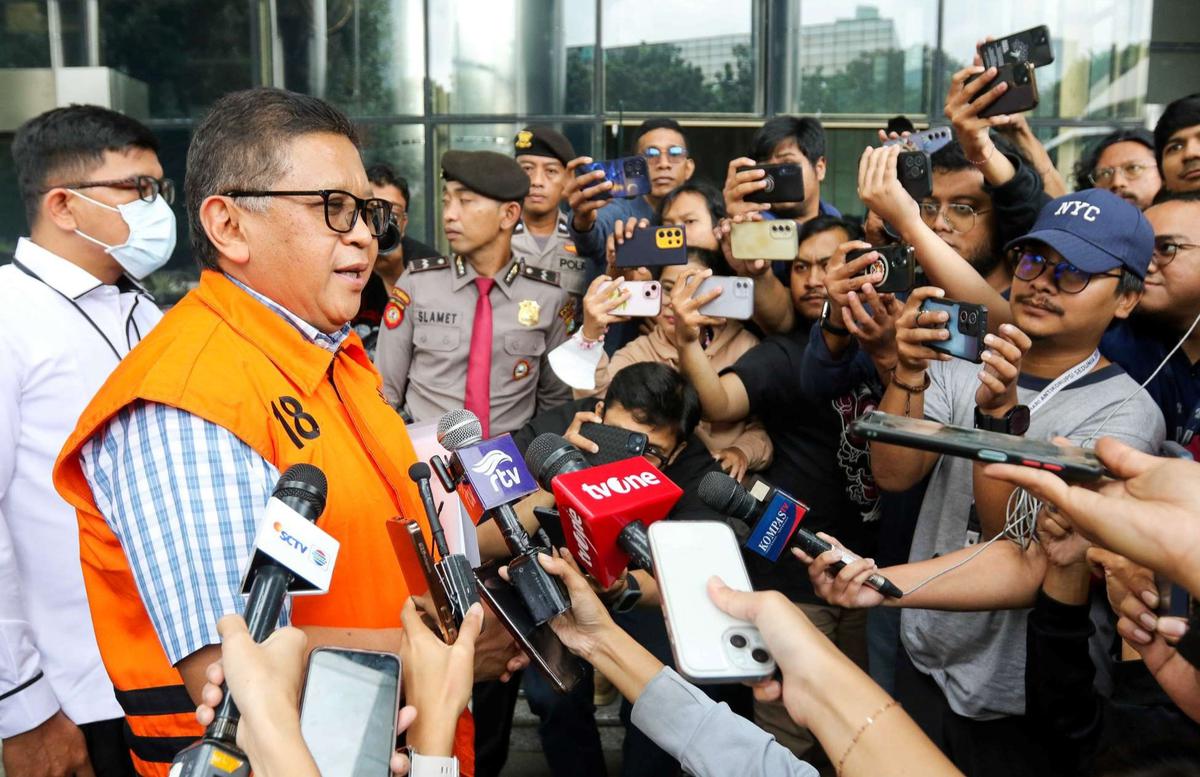 Sekjen PDIP Hasto Kristiyanto diperiksa KPK