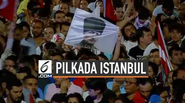 Presiden Turki Recep Tayyip Erdogan bereaksi di twiiter menyikapi kemenangan Ekrem Imamoglu dalam pemilihan ulang Wali Kota Istanbul.