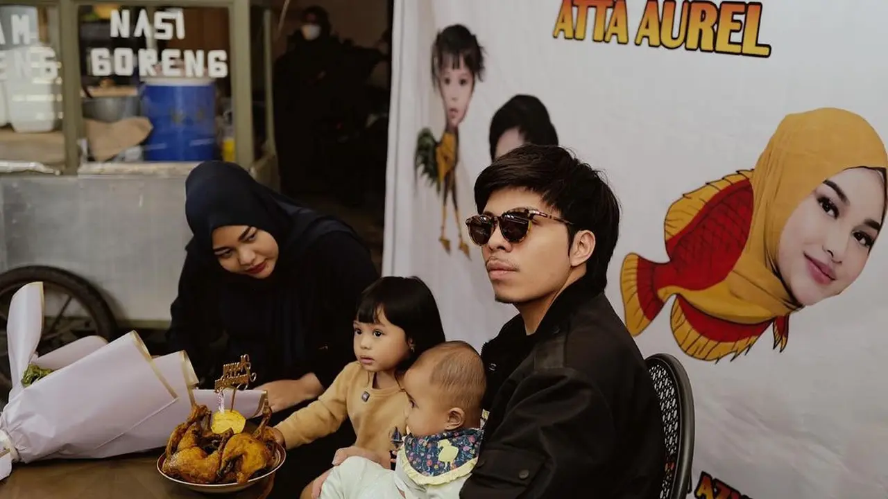 Potret Atta Halilintar dan Aurel Hermansyah rayakan anniversary pernikahan ke-3 (Sumber: Instagram/@attahalilintar)