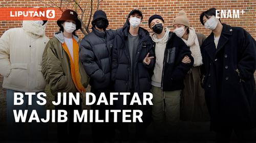 VIDEO: BTS Jin Resmi Daftar Wajib Militer, Semua Personel Hadir