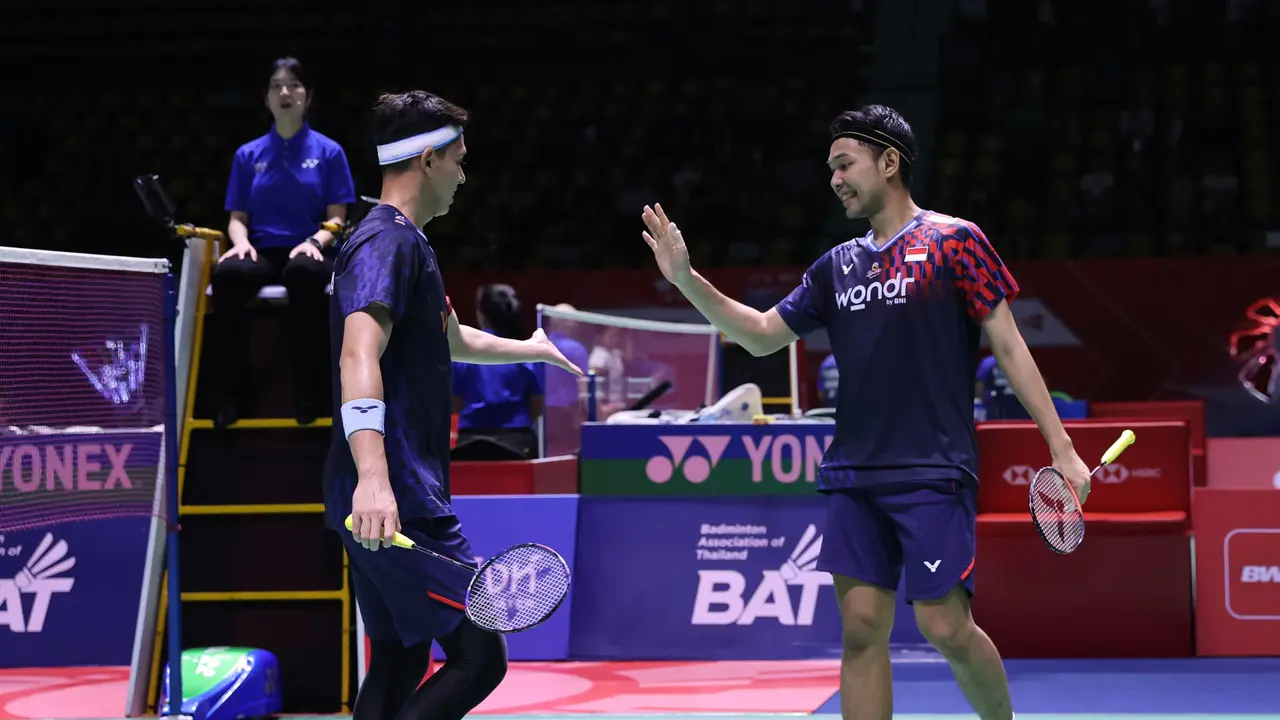 Fajar Alfian/Muhammad Rian Ardianto - Thailand Open 2025 - Bulu Tangkis