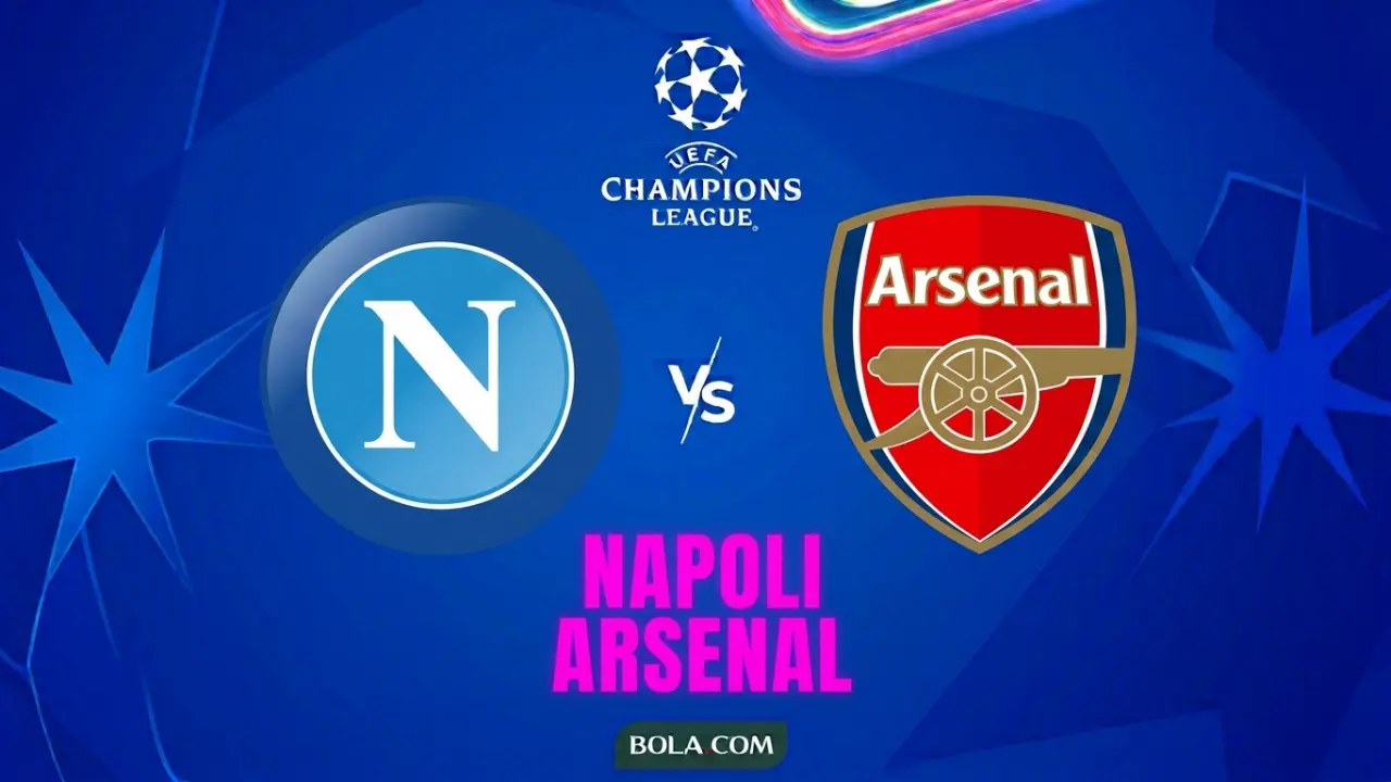 Ilustrasi Napoli Vs Arsenal, Liga Champions