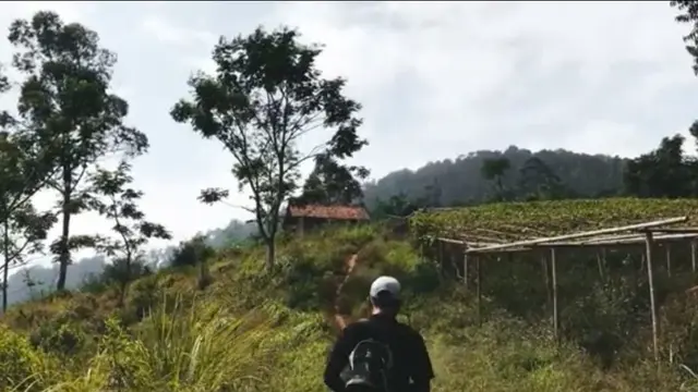 Pendaki di Gunung Tanjaknangsi Tasikmalaya. (Dok: YouTube Andika Graha)