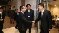Menaker Hanif Dhakiri memprakarsai pertemuan bilateral dengan Vice Minister RRT, Mr. You Jun, disela-sela Konferensi Buruh Internasional.
