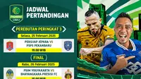 Jadwal Siaran Langsung Perebutan Peringkat Tiga dan Final Pegadaian Liga 2 di Vidio