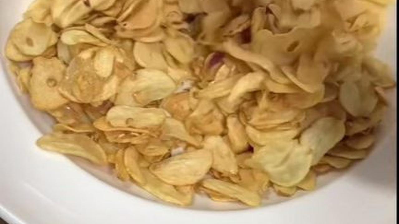 Bawang Putih Goreng Sangat Renyah dan Lezat
