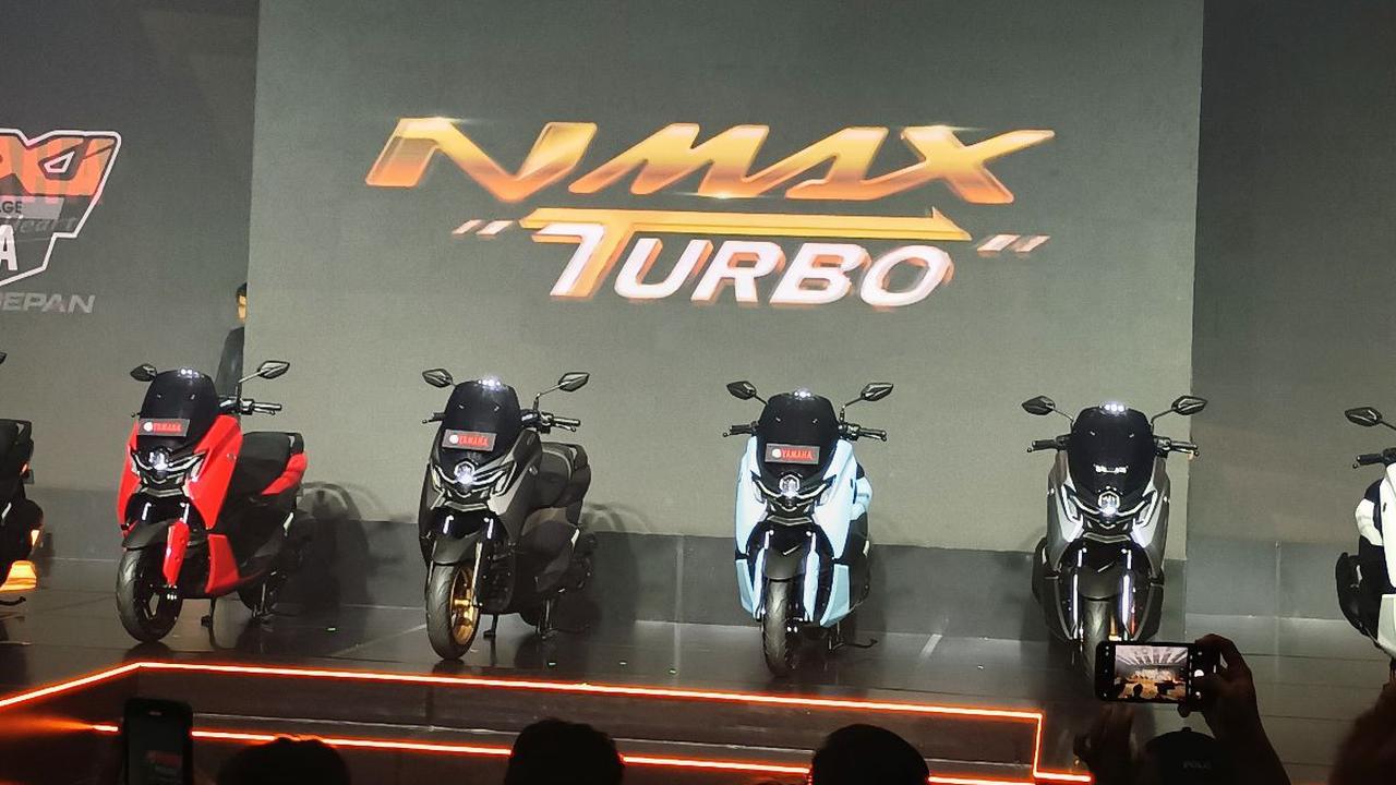 Generasi terbaru dari Yamaha NMAX yang sering muncul di media sosial mereka adalah Yamaha NMAX Turbo