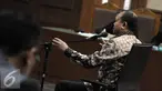 Terdakwa kasus dugaan suap penanganan perkara dana bantuan sosial Pemprov Sumatera Utara, di Kejati Sumut dan Kejagung, Patrice Rio Capella, menjalani sidang Pemeriksaan terdakwa di Pengadilan Tipikor, Jakarta, Senin (30/11). (Liputan6.com/Helmi Afandi)