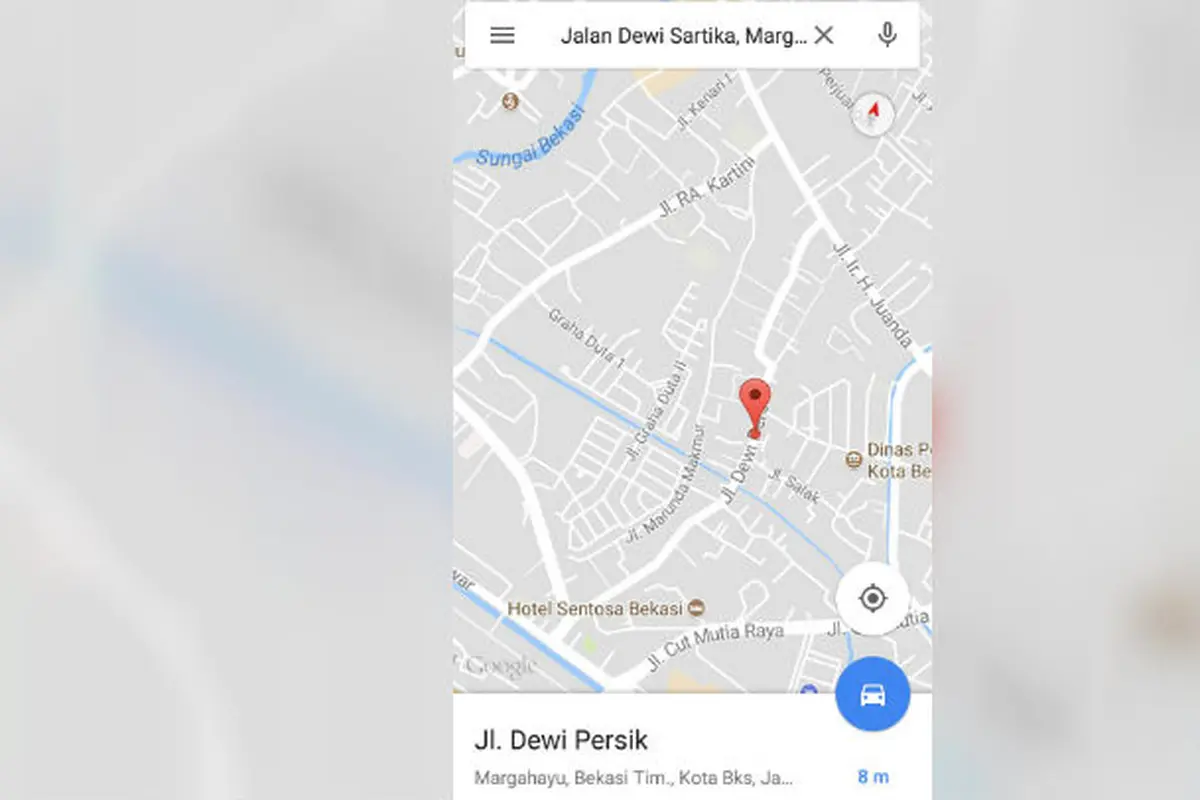 Jalan Dewi Persik di Bekasi. (Sumber Foto: Fernando Purba/Liputan6.com)
