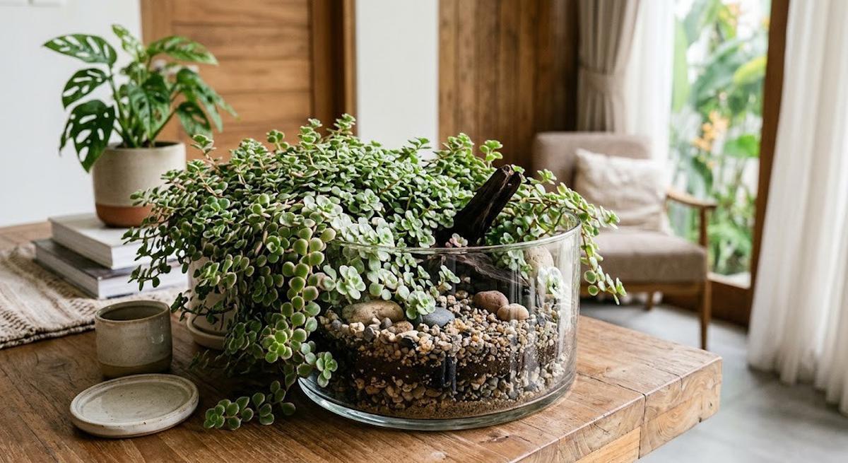 Tanaman Hias Berdaun Kecil yang Cocok untuk Terarium Terbuka