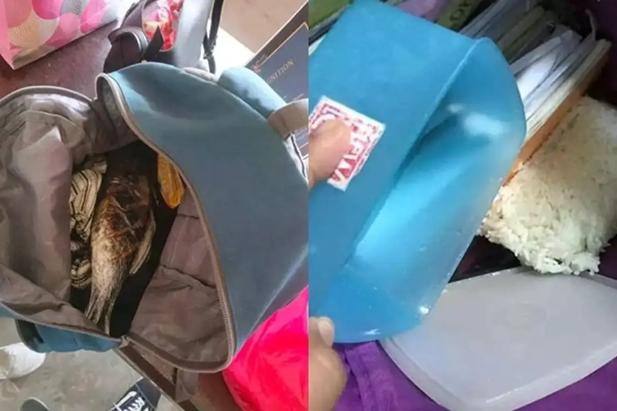 6 Potret Lucu Isi Tas Anak Sekolah, Ada Makanan Hingga Mainan