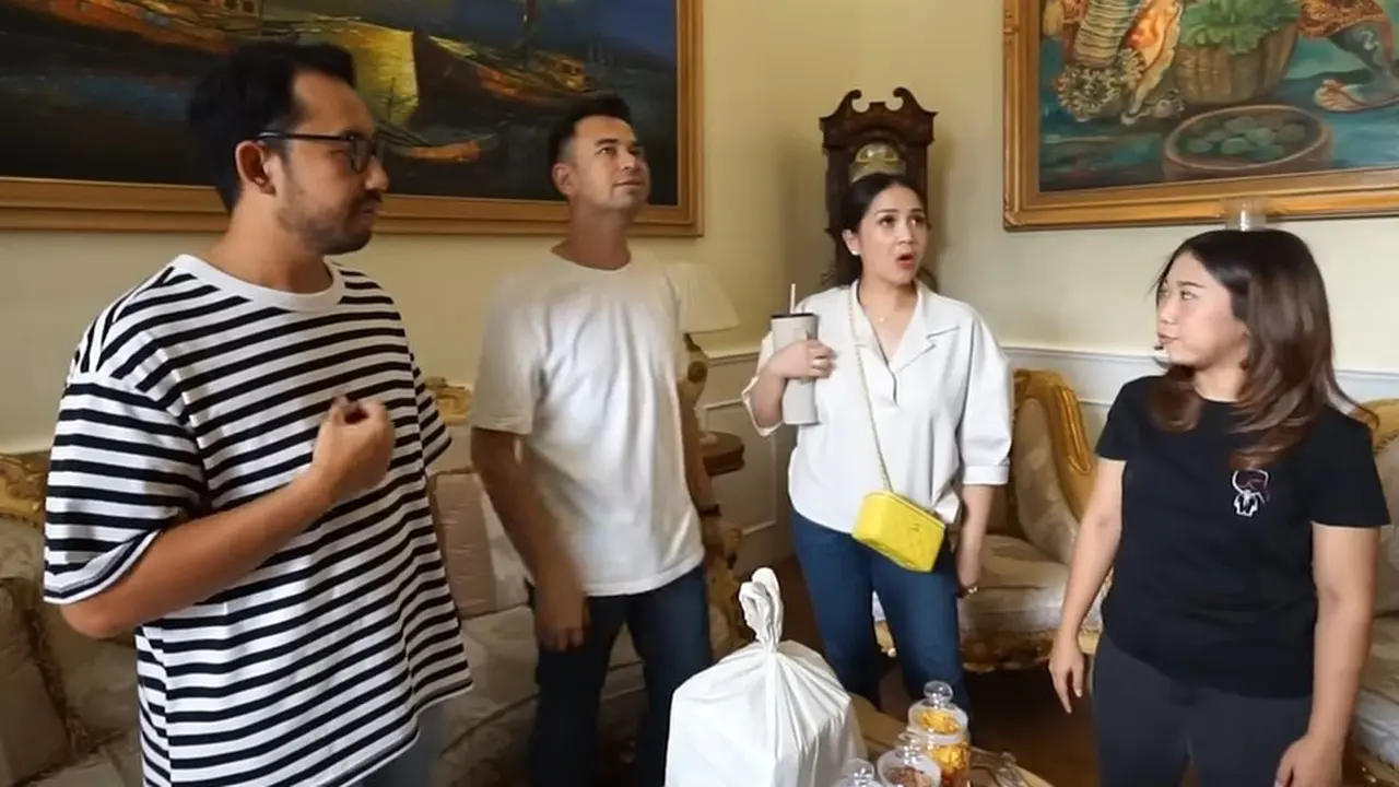 Raffi Ahmad dan Nagita Slavina ke rumah Kiky Saputri (YouTube/RANS Entertainment)