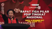 Saksikan Live Streaming Rapat Tiga Pilar PDIP Tingkat Nasional