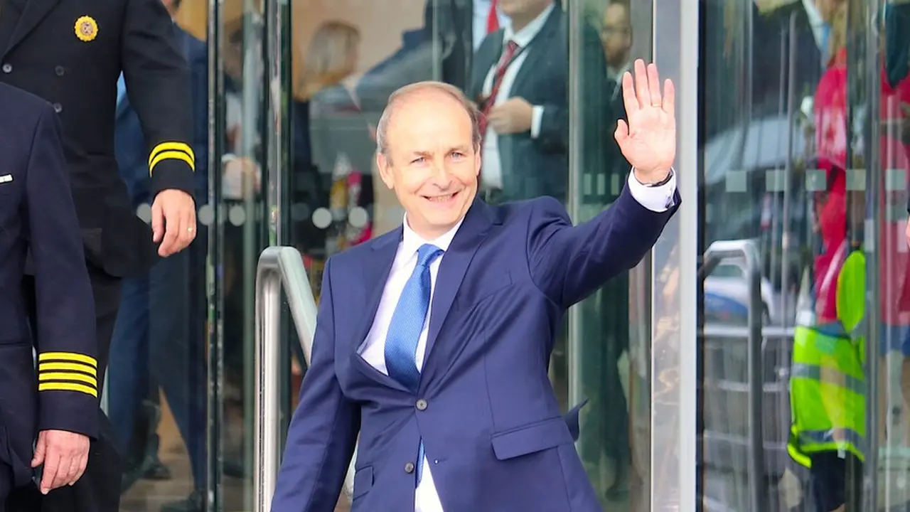 PM Irlandia Micheal Martin.