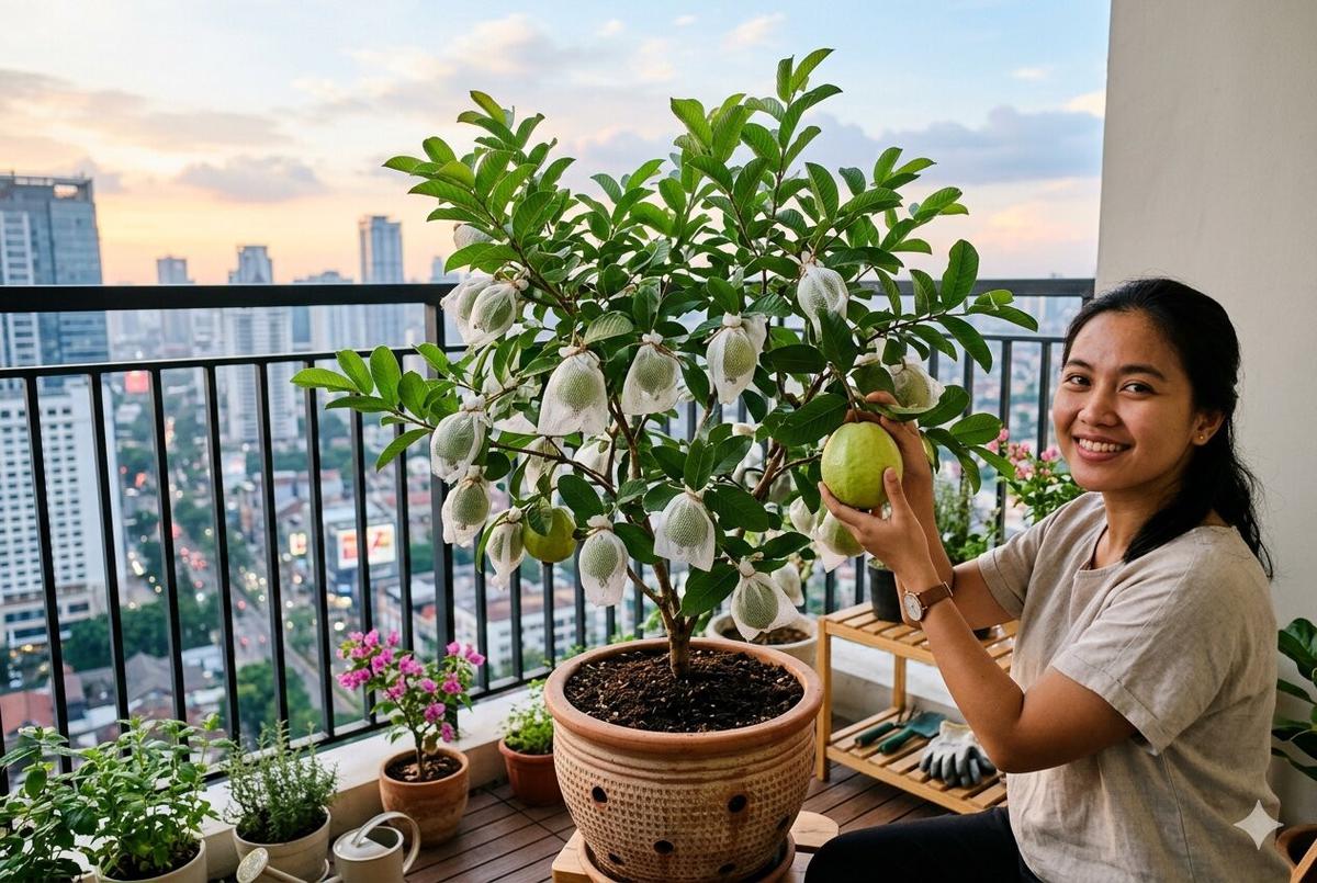 tanaman buah dalam pot yang cocok untuk balkon apartemen