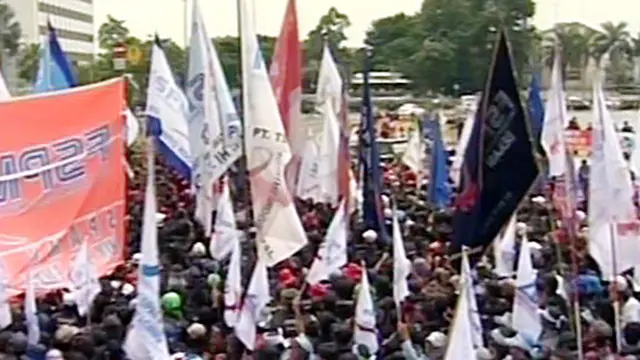 Ini Tuntutan 30 Ribu Buruh Jabodetabek